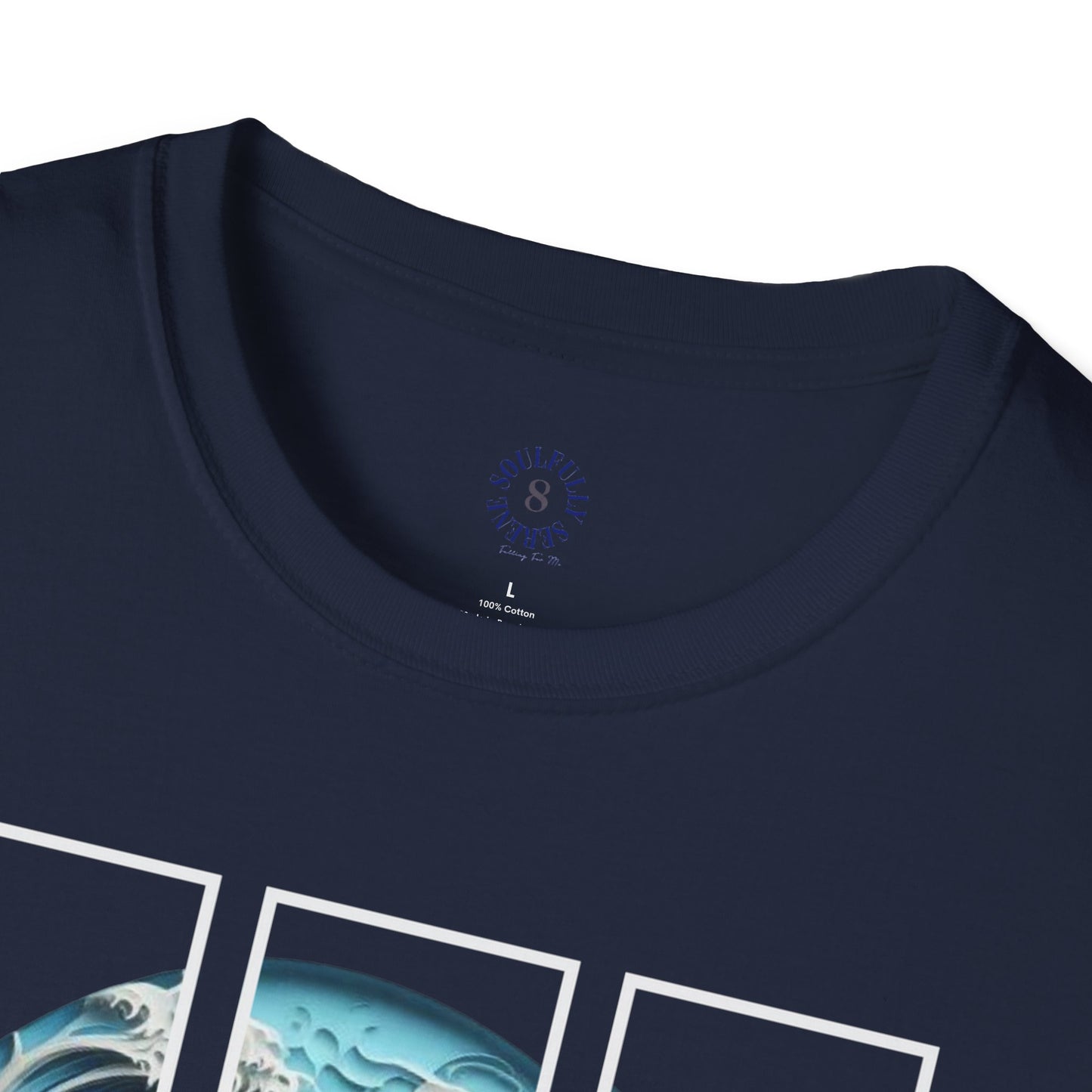 “Ride the Waves, Embrace the Tides” Ocean-Inspired Graphic Tee