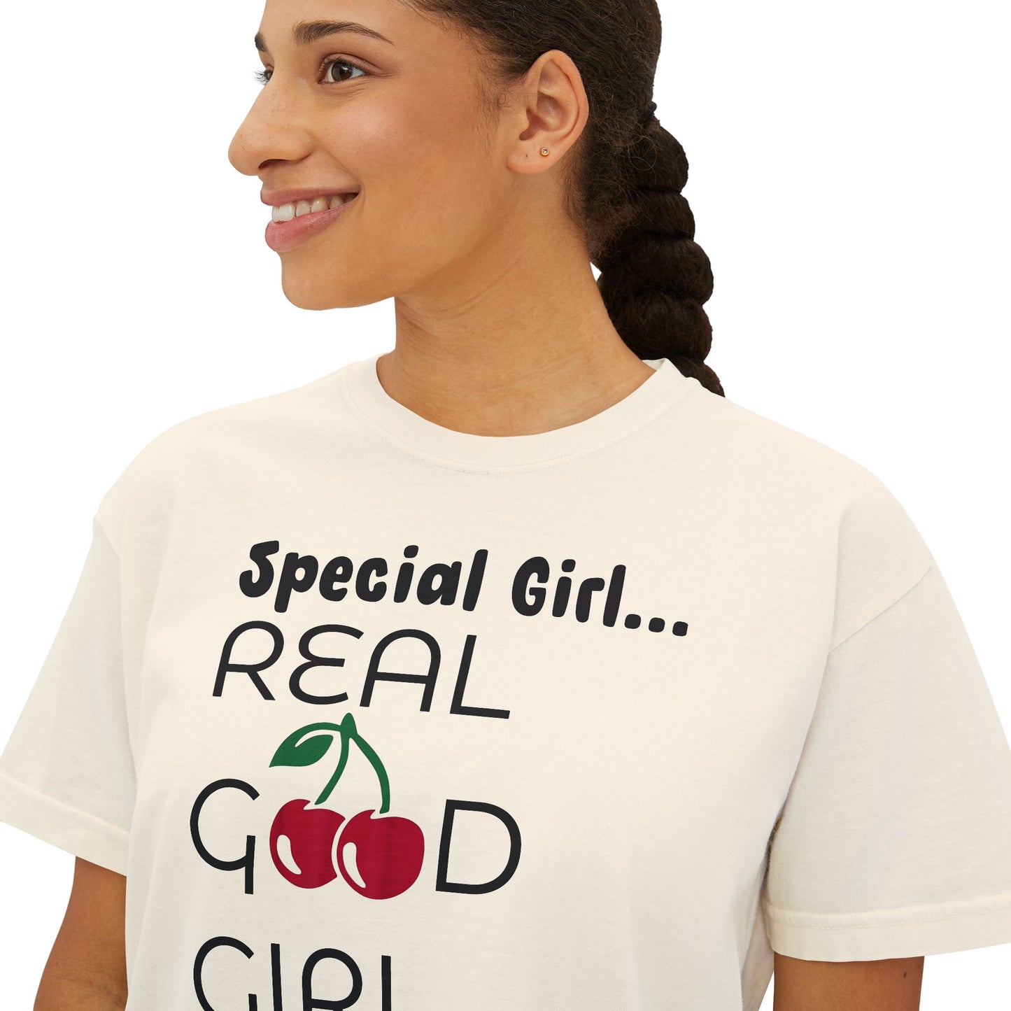 “Special Girl… Real Good Girl” Lyric-Inspired T-Shirt | Melodic-Mi Collection | Vintage Q-Tip “Vivrant Thang” Graphic Tee for Adults