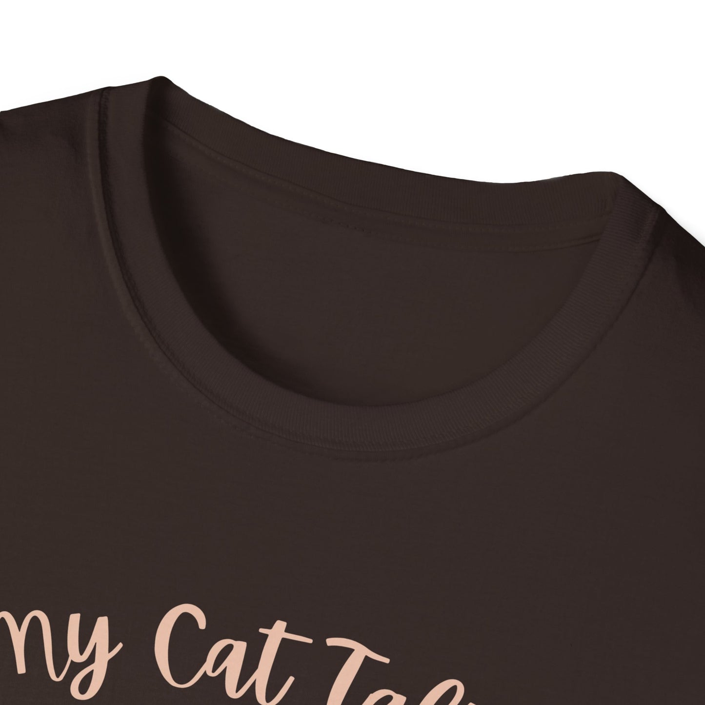 My Cat Talks ish bout You T-Shirt | Petty Mi Collection | Funny Cat Lover Tee for Adults