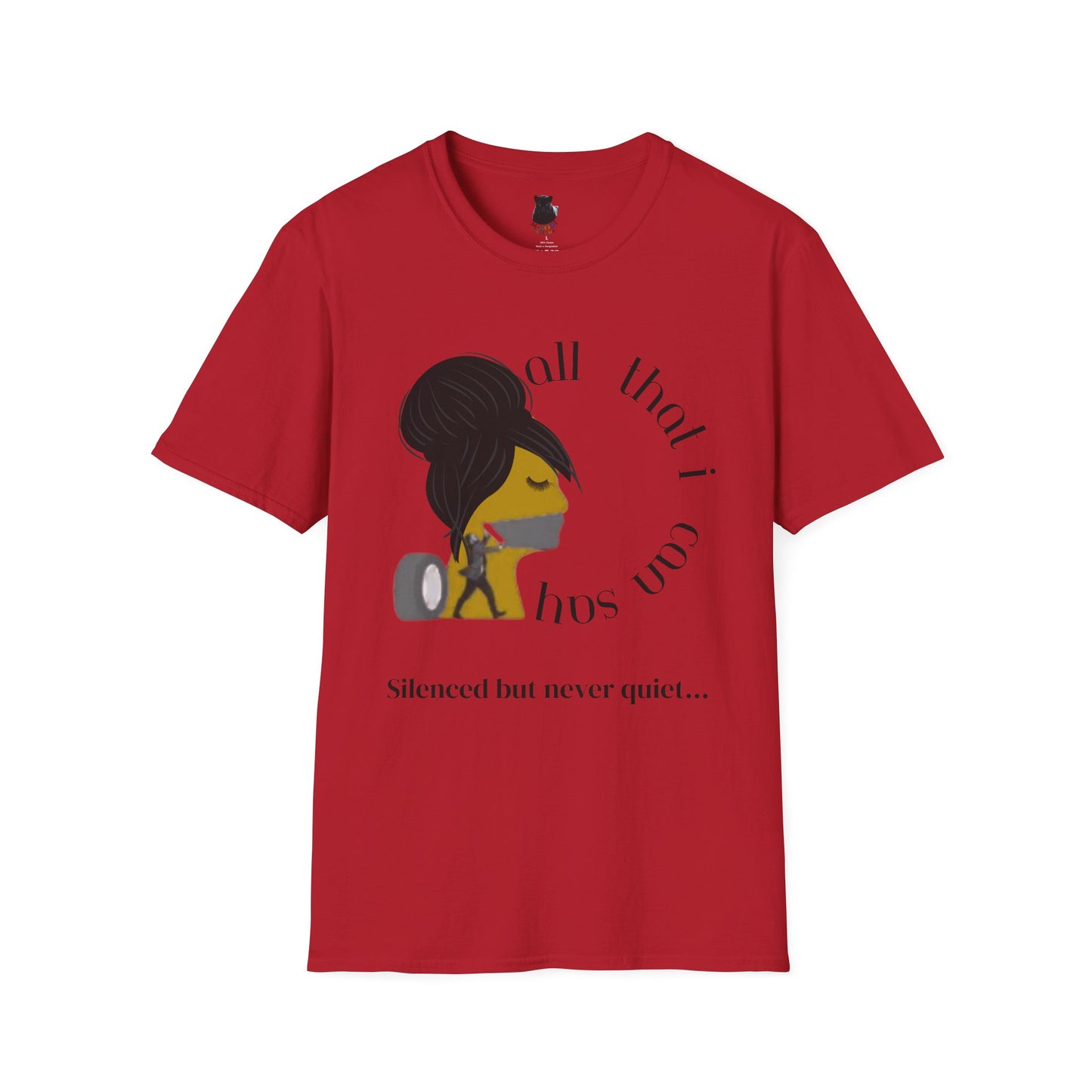 Silenced But Never Quiet T-Shirt | Petty Mi Collection | Speak Your Truth Empowerment Tee for Adults