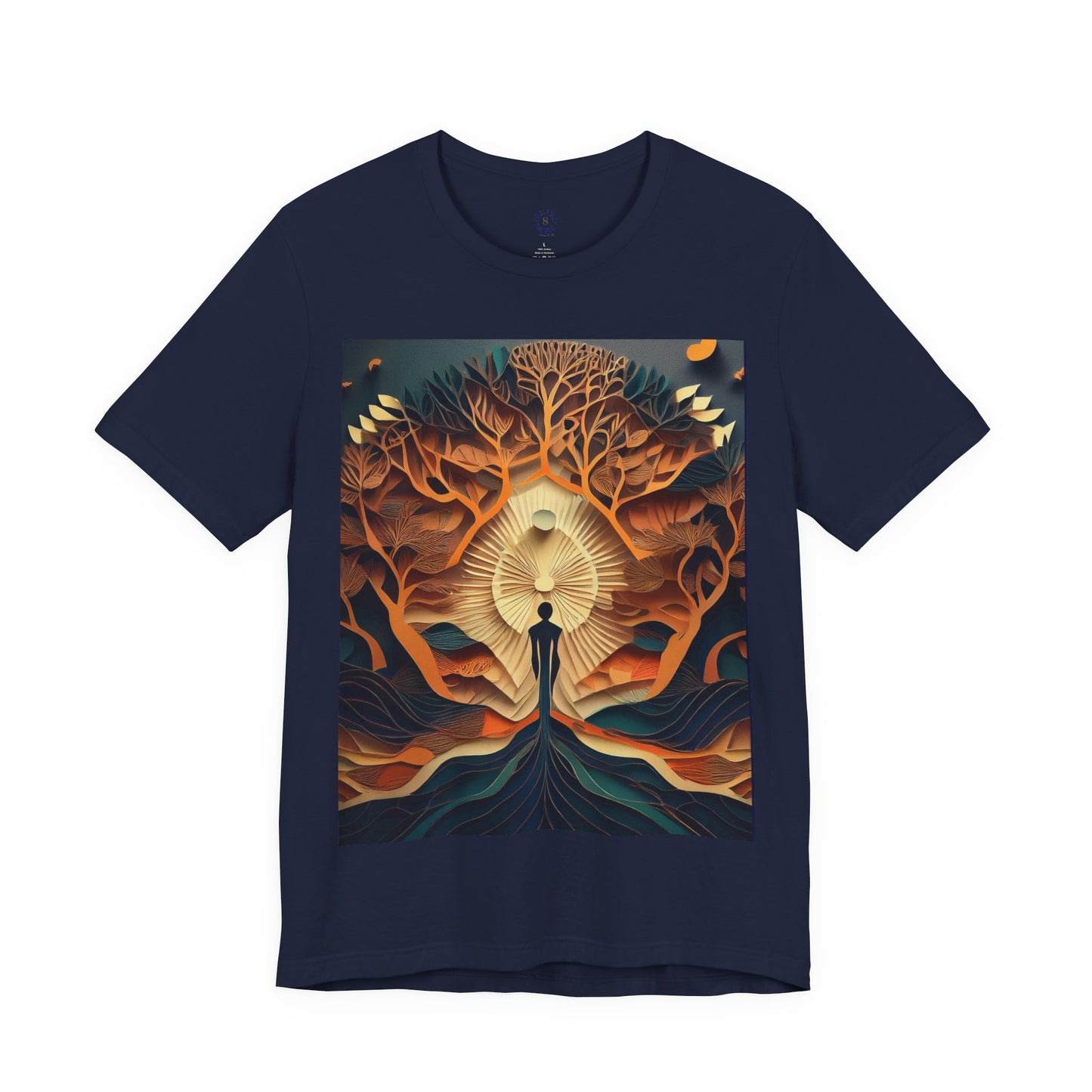 “Rooted and Rising” Soulful Graphic Tee – Spiritual Growth Design