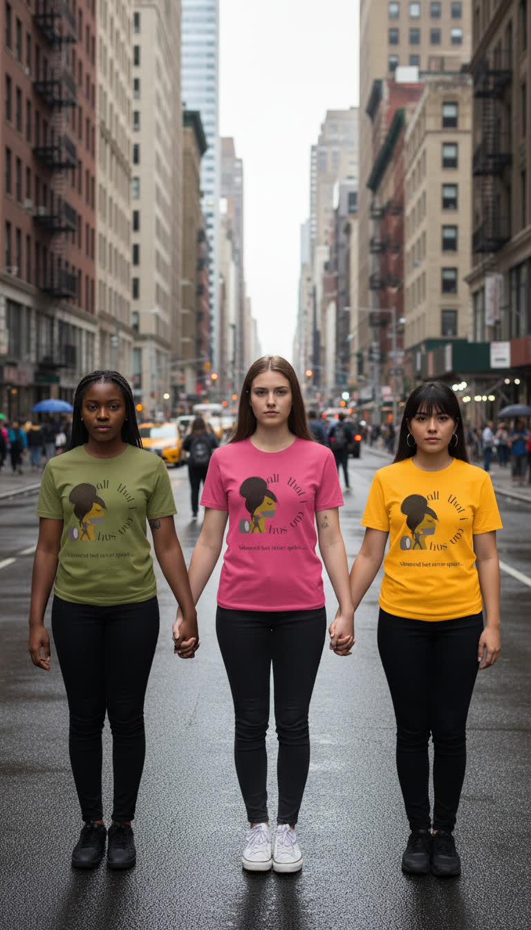 Silenced But Never Quiet T-Shirt | Petty Mi Collection | Speak Your Truth Empowerment Tee for Adults