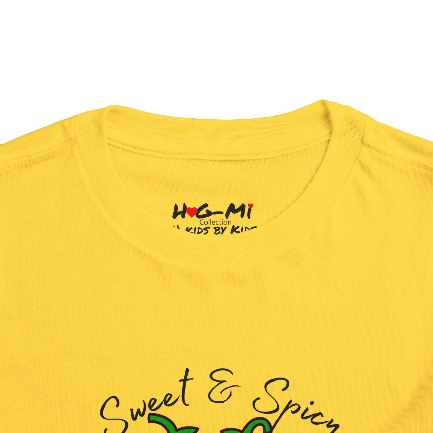 HugMi Kids “Sweet & Spicy” Tee – Playful Pepper Design Toddle Tee