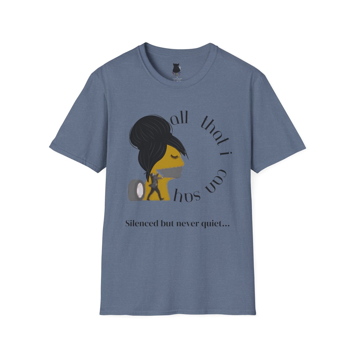 Silenced But Never Quiet T-Shirt | Petty Mi Collection | Speak Your Truth Empowerment Tee for Adults