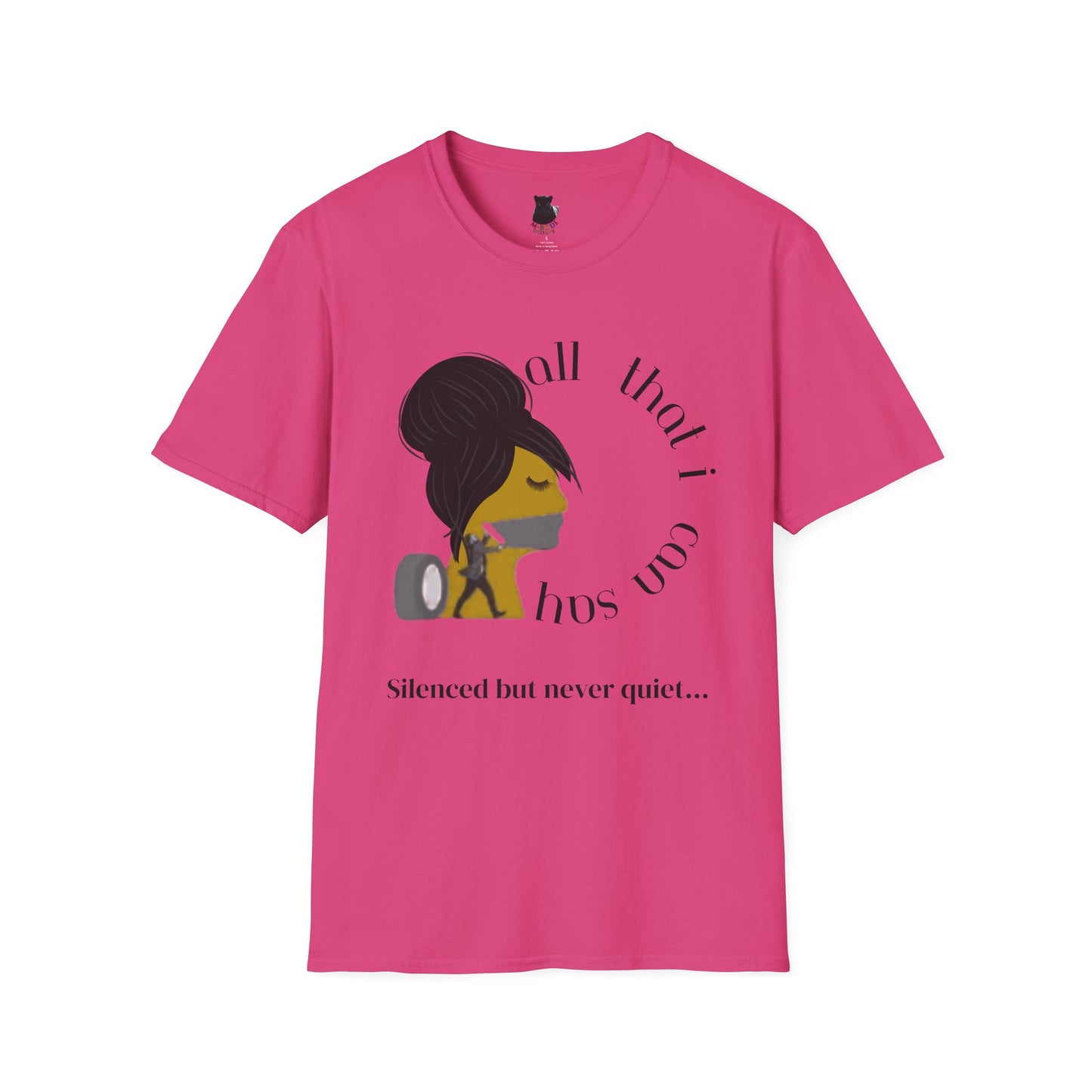 Silenced But Never Quiet T-Shirt | Petty Mi Collection | Speak Your Truth Empowerment Tee for Adults