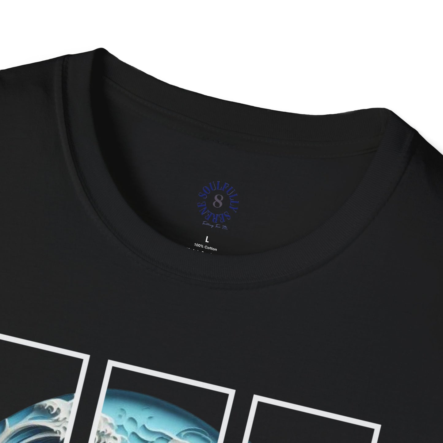 “Ride the Waves, Embrace the Tides” Ocean-Inspired Graphic Tee