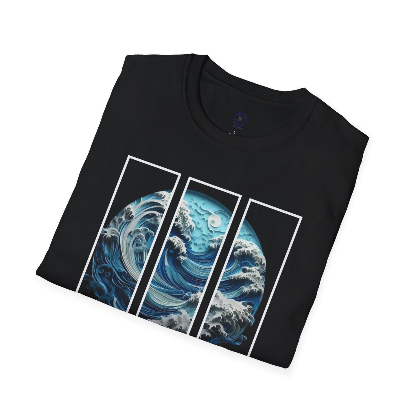 “Ride the Waves, Embrace the Tides” Ocean-Inspired Graphic Tee