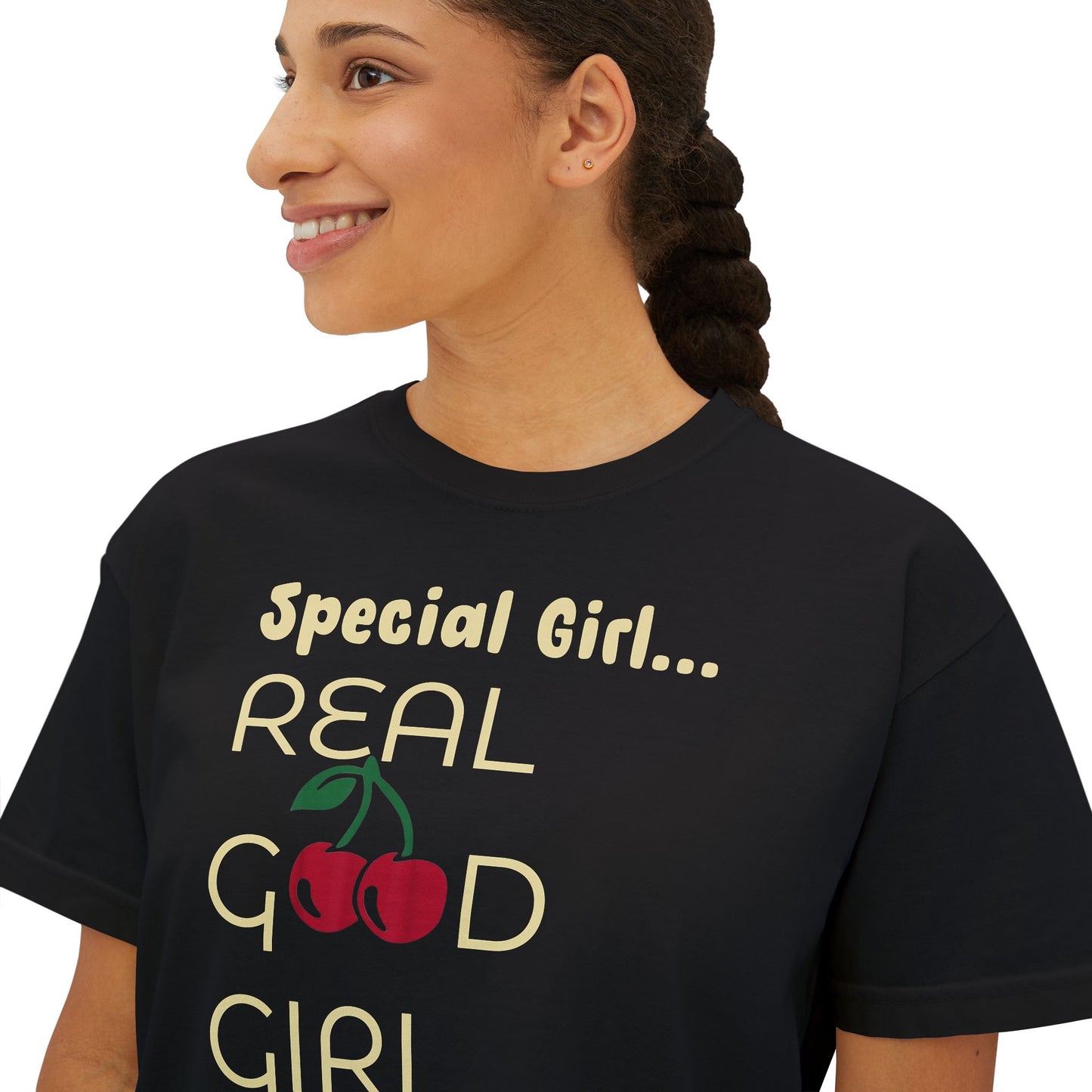 “Special Girl… Real Good Girl” Lyric-Inspired T-Shirt | Melodic-Mi Collection | Vintage Q-Tip “Vivrant Thang” Graphic Tee for Adults