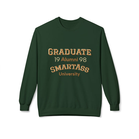M-Bodi Dezigns “Smartass University” Alumni Crewneck – Graduate Edition
