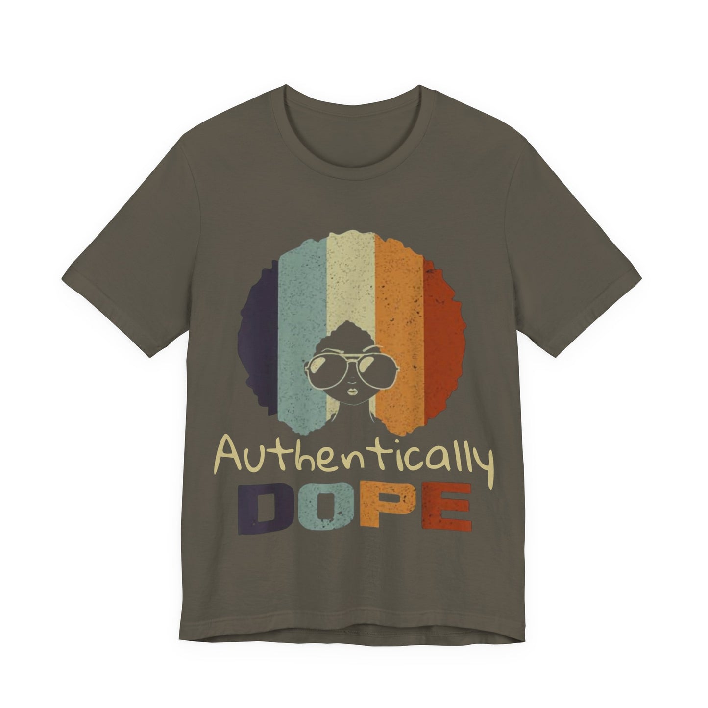 Authentically Dope T-Shirt – Afro Self-Love Graphic Tee