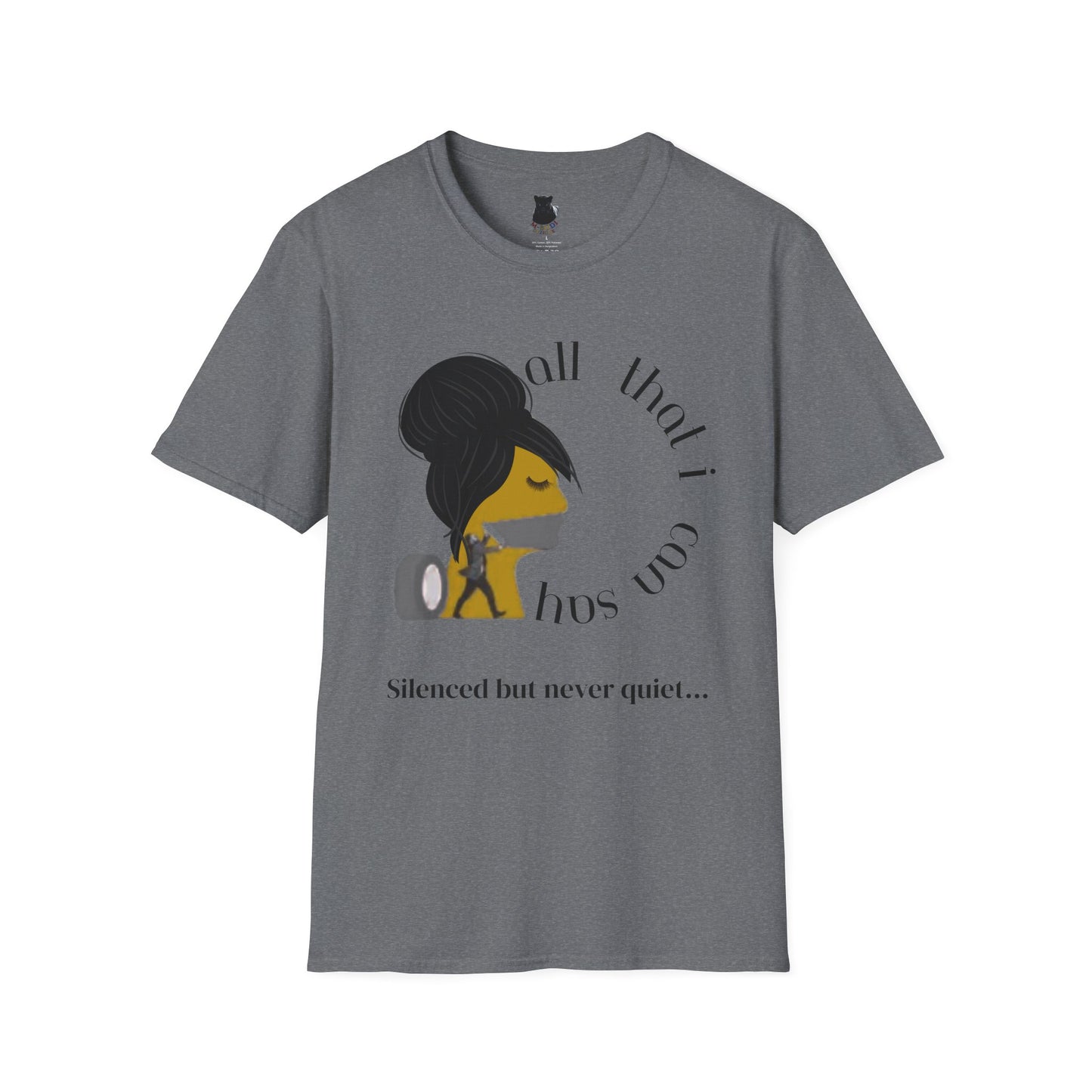 Silenced But Never Quiet T-Shirt | Petty Mi Collection | Speak Your Truth Empowerment Tee for Adults