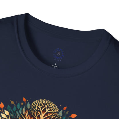 “Rooted and Rising” Soulful Graphic Tee – Spiritual Growth Design