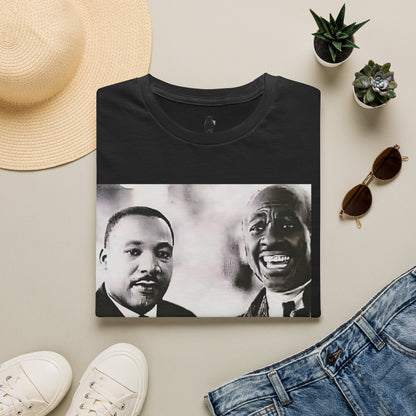Inspirational Civil Rights Portrait T-Shirt — 'He Was Trying' Quote