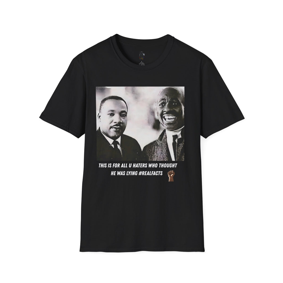 Inspirational Civil Rights Portrait T-Shirt — 'He Was Trying' Quote
