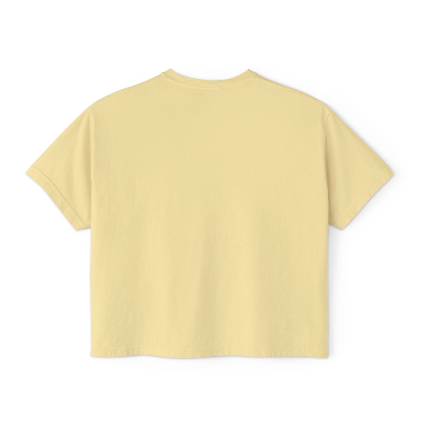 NYC Skyline Boxy Tee — "New York Days / Harlem Nights" Graphic Shirt
