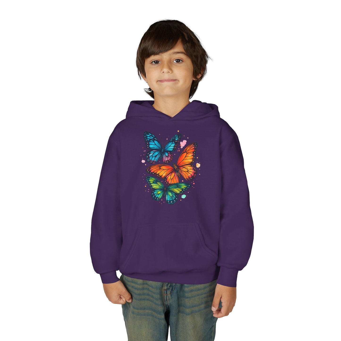 Every Wing Was Once a Dream” Butterfly Hoodie- Available in Pink, Purple, Royal (S-XL)
