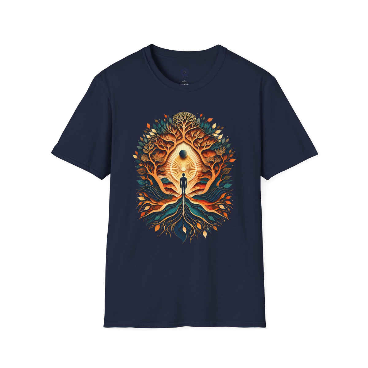 “Rooted and Rising” Soulful Graphic Tee – Spiritual Growth Design