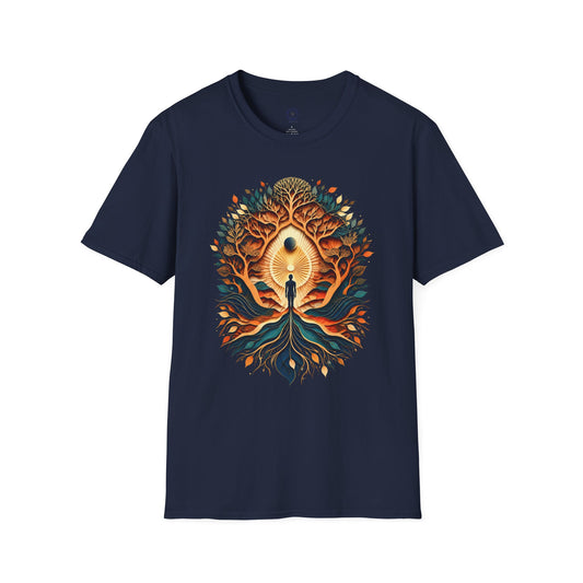 “Rooted and Rising” Soulful Graphic Tee – Spiritual Growth Design