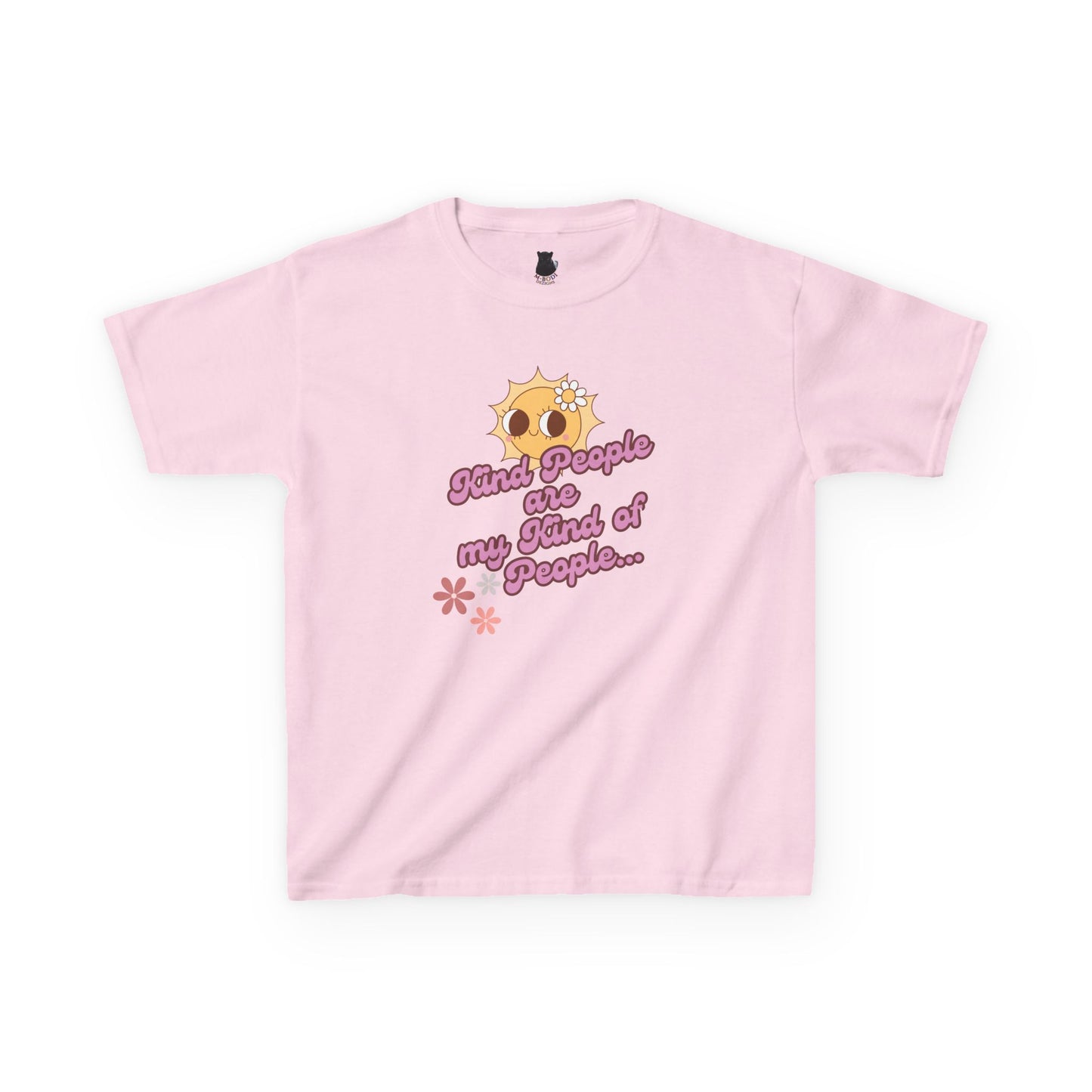 Kind People Are My Kind of People T-Shirt | Hug Mi Collection | Positive Message Tee for Kids