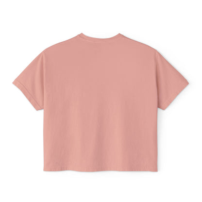 NYC Skyline Boxy Tee — "New York Days / Harlem Nights" Graphic Shirt
