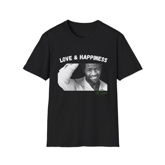 Al Green “Love & Happiness” T-Shirt | Melodic Mi Collection | Soul Legend Vintage Music Tee for Adults