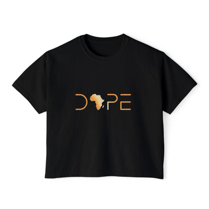 Dope Africa Map T-Shirt – Afrocentric Streetwear Graphic Tee