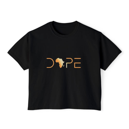 Dope Africa Map T-Shirt – Afrocentric Streetwear Graphic Tee