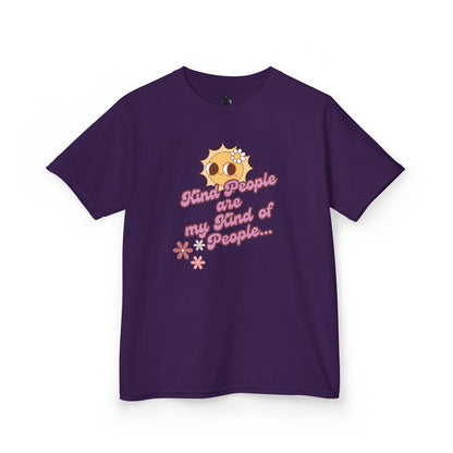 Kind People Are My Kind of People T-Shirt | Hug Mi Collection | Positive Message Tee for Kids