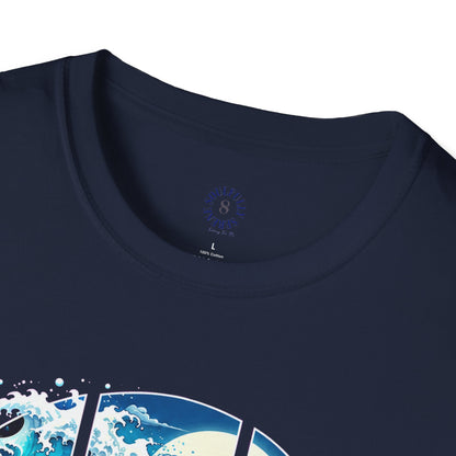 “Ride the Waves, Embrace the Tides” Ocean-Inspired Graphic Tee