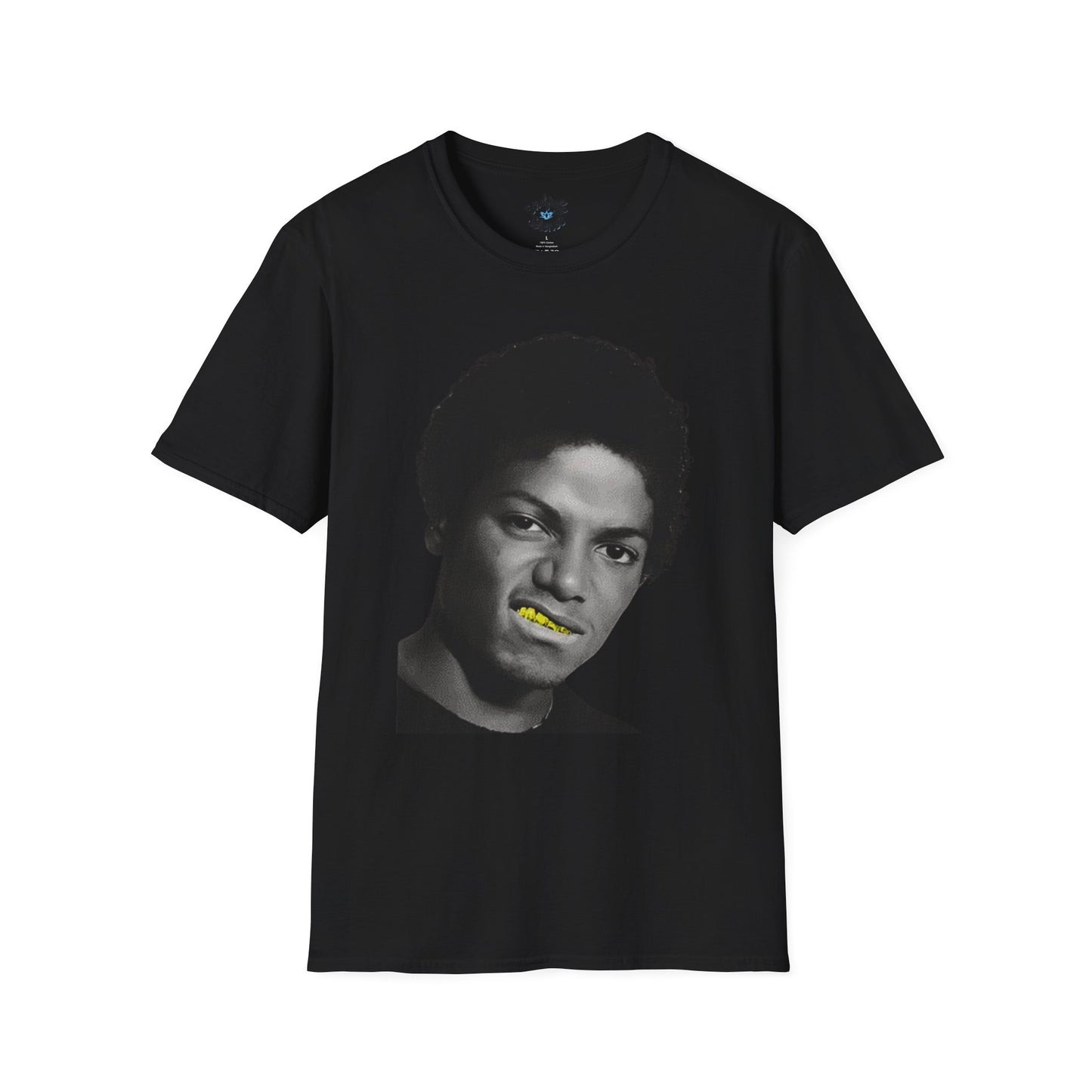 Who's Bad? Music Icon Gold-Grill Tee featuring MJ