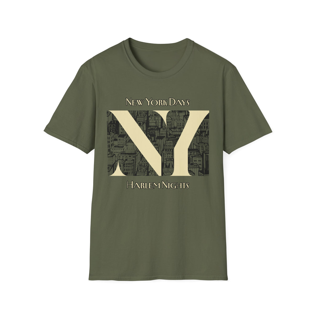 New York Days, Harlem Nights – M-Bodi Dezigns Premium Streetwear Tee
