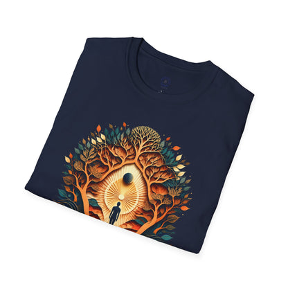 “Rooted and Rising” Soulful Graphic Tee – Spiritual Growth Design
