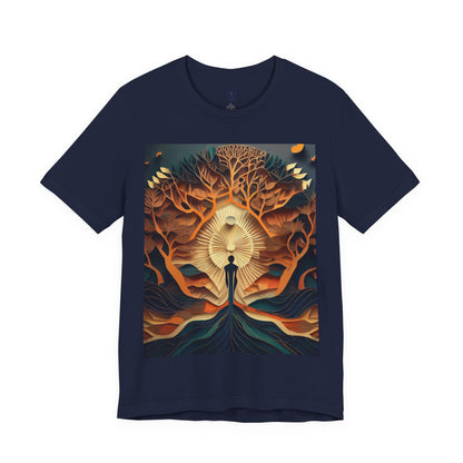 “Rooted and Rising” Soulful Graphic Tee – Spiritual Growth Design