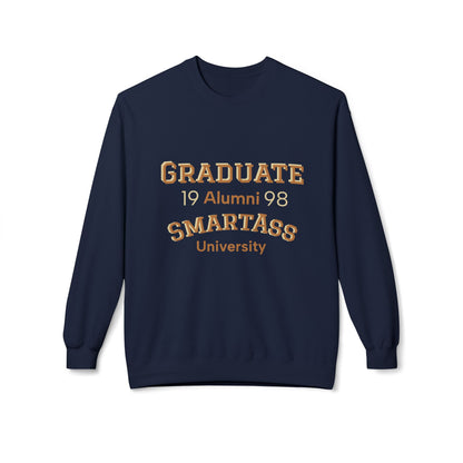 M-Bodi Dezigns “Smartass University” Alumni Crewneck – Graduate Edition