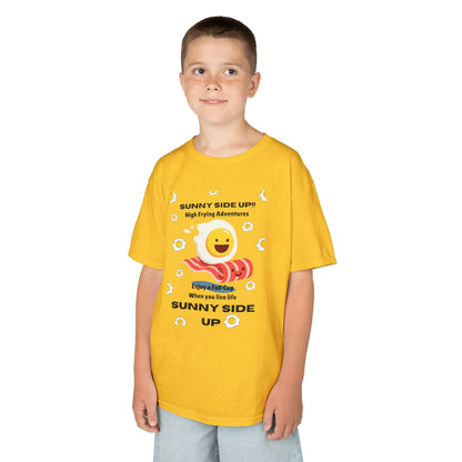 Bacon & Eggs “Sunny Side UP” Kids T-Shirt | HugMi Collection | Fun Foodie Tee