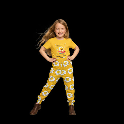 Bacon & Eggs “Sunny Side UP” Kids T-Shirt | HugMi Collection | Fun Foodie Tee