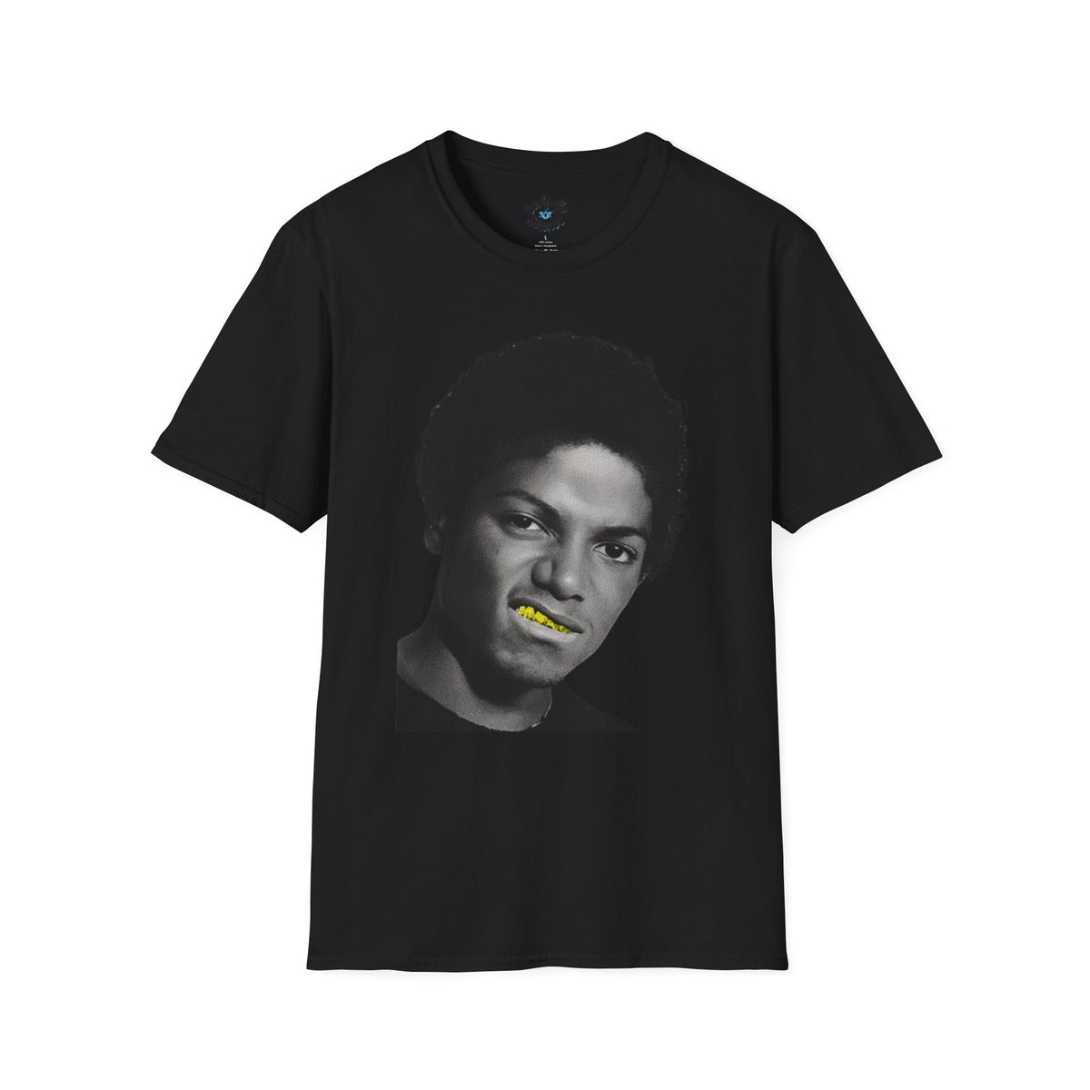 Who's Bad? Music Icon Gold-Grill Tee featuring MJ