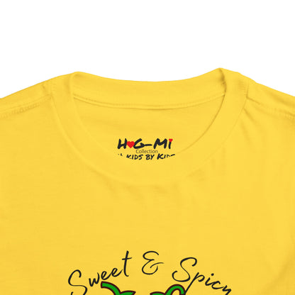 HugMi Kids “Sweet & Spicy” Tee – Playful Pepper Design Toddle Tee