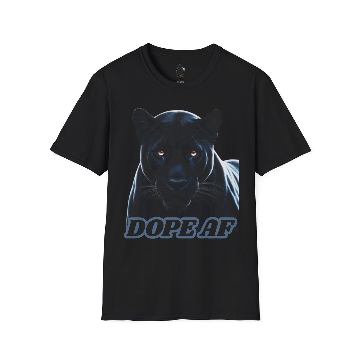 “Dope AF” Black Panther Graphic T-Shirt | M-Bodi Dezigns | Bold Power & Style Statement for Adults
