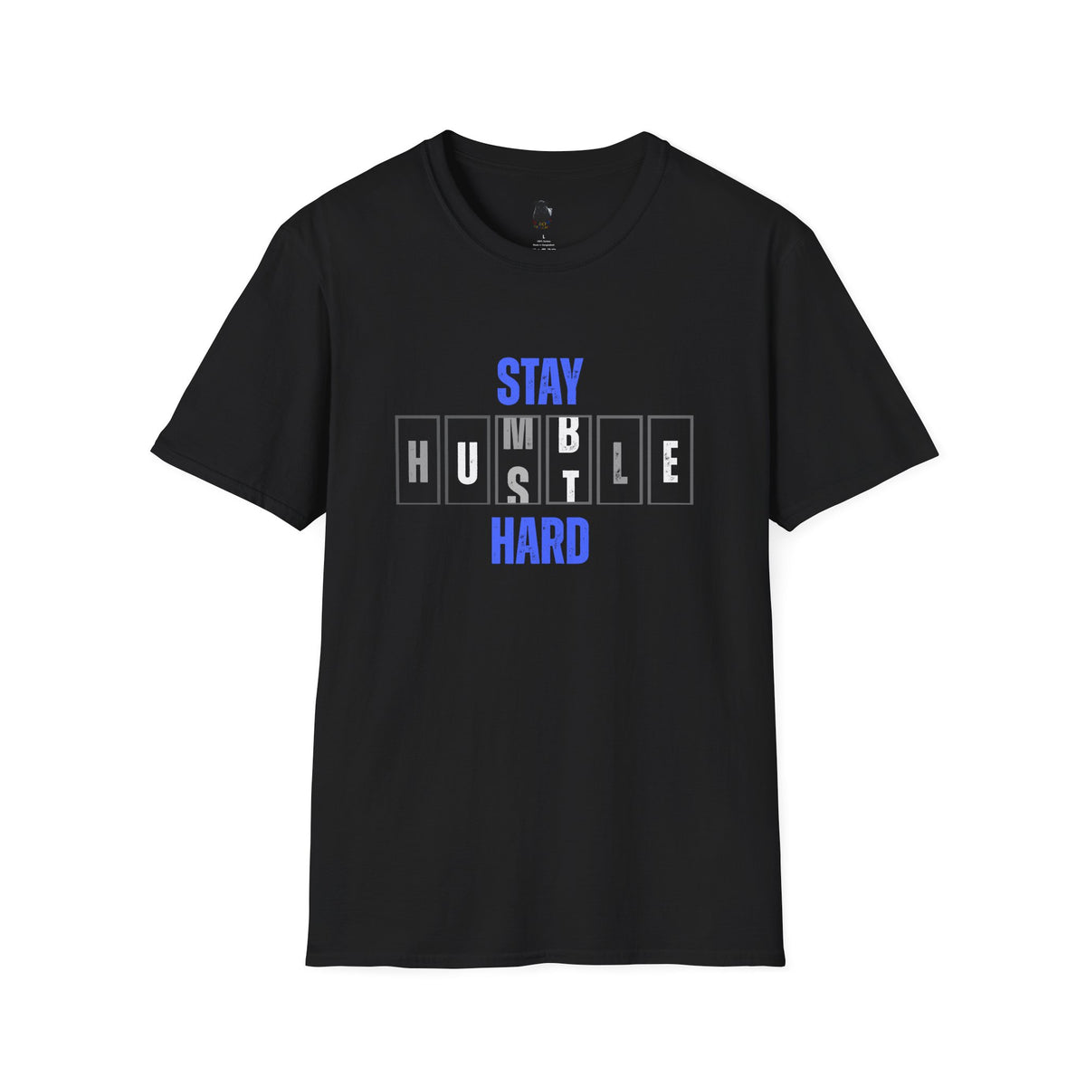 “Stay Humble Hustle Hard” Motivational T-Shirt | M-Bodi Dezigns | Grind & Growth Apparel for Adults