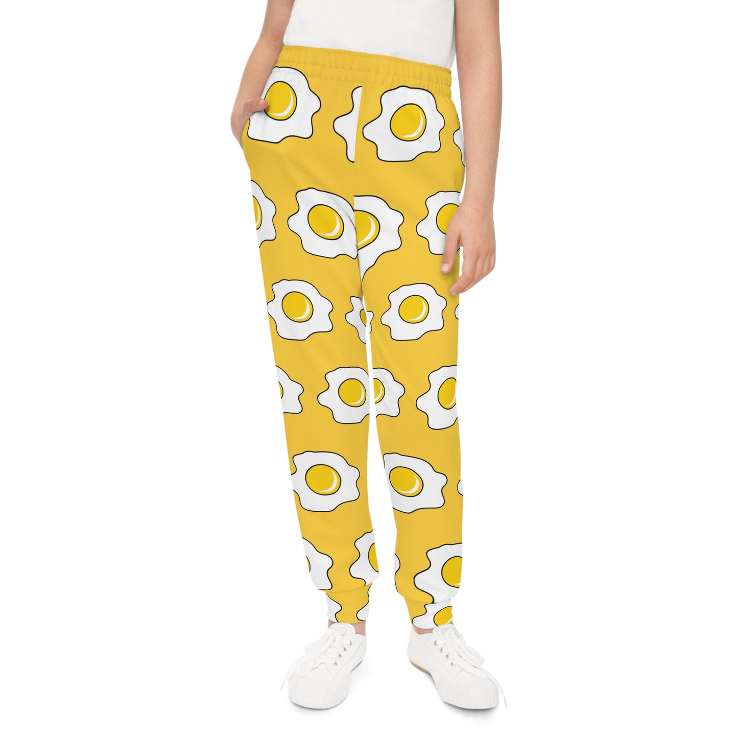 Sunny Side Up Kids Joggers | HugMi Collection | Fun Fried Egg Print Pants