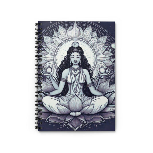 Lotus Goddess Meditation Blank Journal – Capture Insights & Intuition