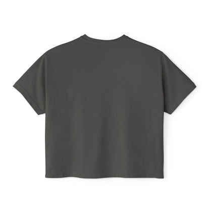 NYC Skyline Boxy Tee — "New York Days / Harlem Nights" Graphic Shirt