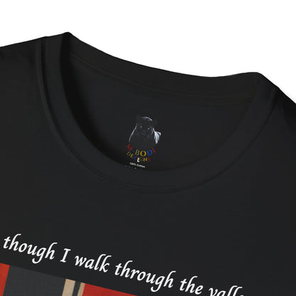 Ebony's Bones “Walk Through the Valley” T-Shirt | M Bodi Dezigns | Faith & Strength Graphic Tee for Adults