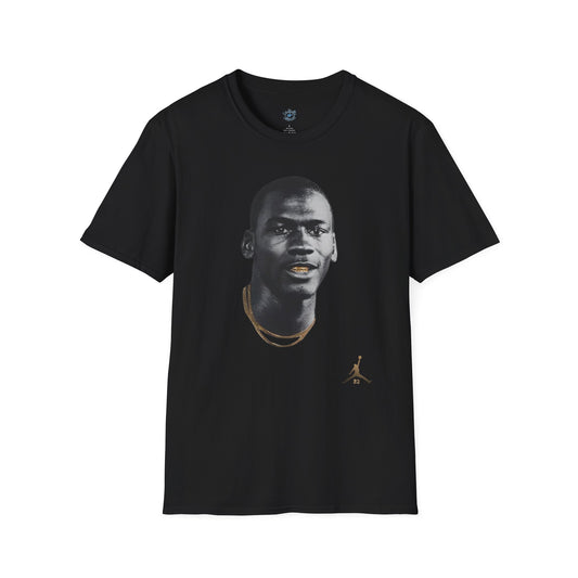 MJ Gold Legacy Tee – Vintage Urban Streetwear Tribute to Jordan