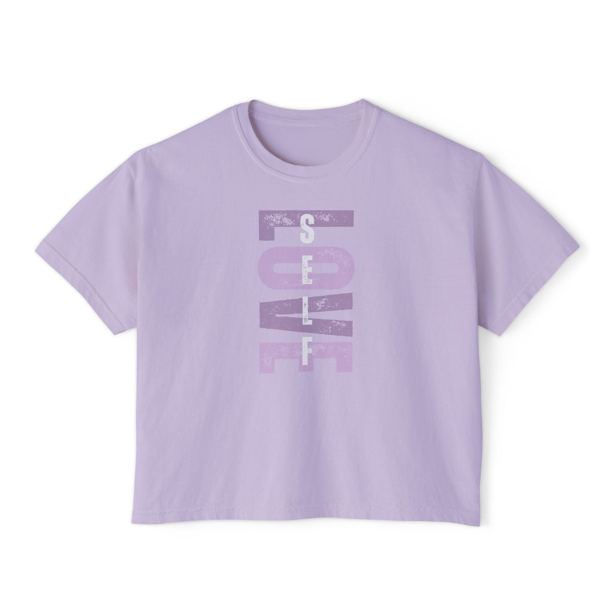 Self Love Women’s Boxy Tee – Soulful Streetwear Graphic T-Shirt | M-Bodi Dezigns