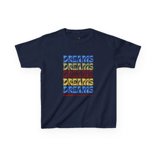 Dreams Come True Kids T-Shirt | HugMi Collection | Motivational Graphic Tee for Kids & Toddlers