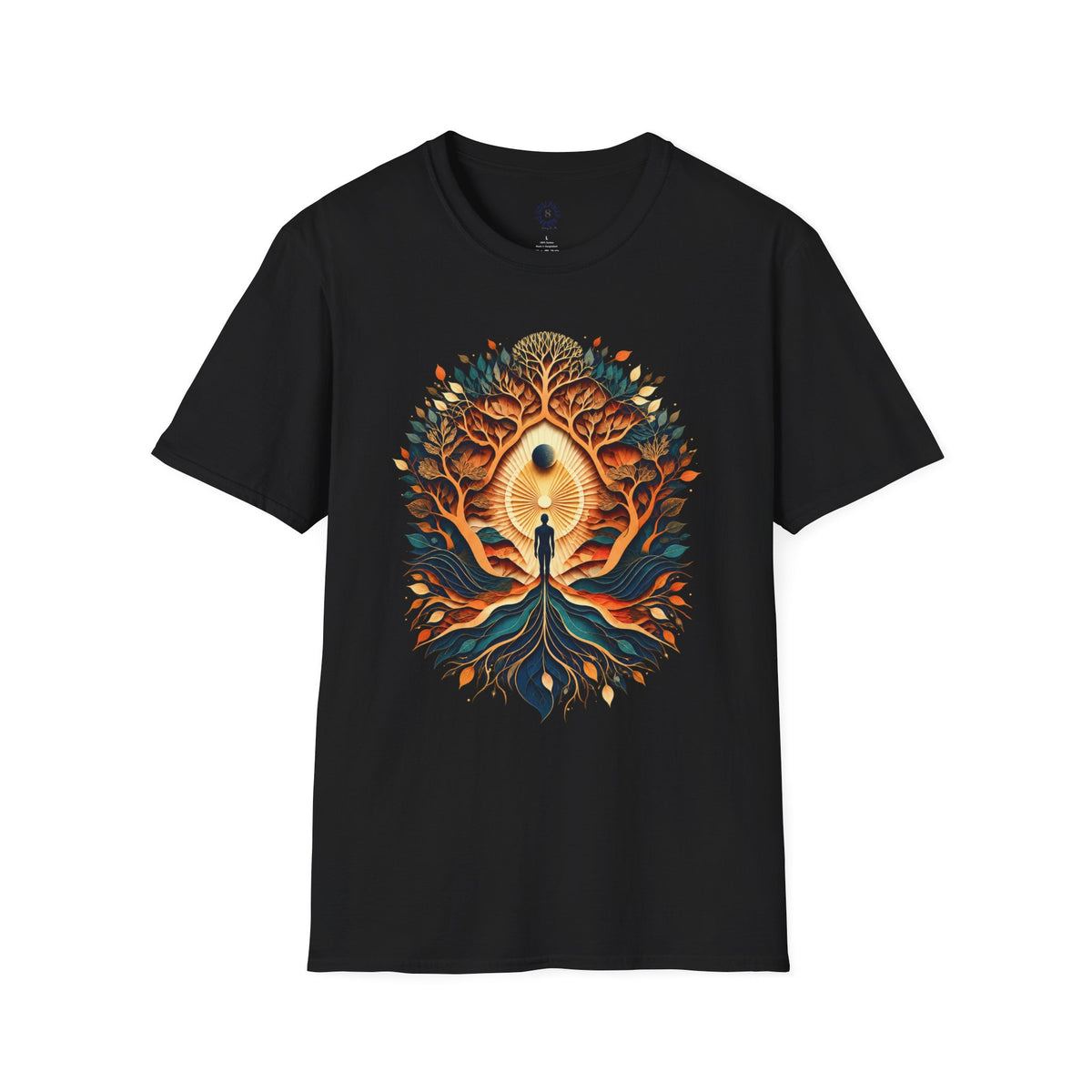 “Rooted and Rising” Soulful Graphic Tee – Spiritual Growth Design