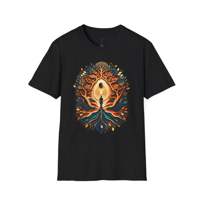 “Rooted and Rising” Soulful Graphic Tee – Spiritual Growth Design