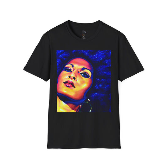 “Foxy Fierce” Retro Portrait Graphic T-Shirt | Iconic-Mi Collection | Bold Vintage Power Tee for Adults